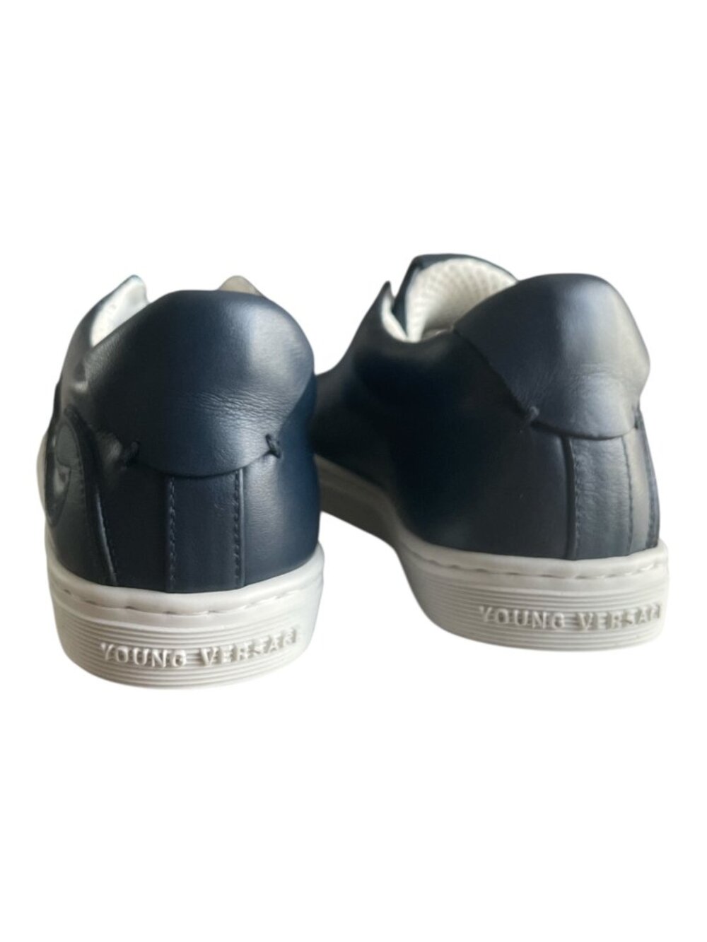 Versace Young leather low tops sneakers 13 31 - Picture 5 of 9